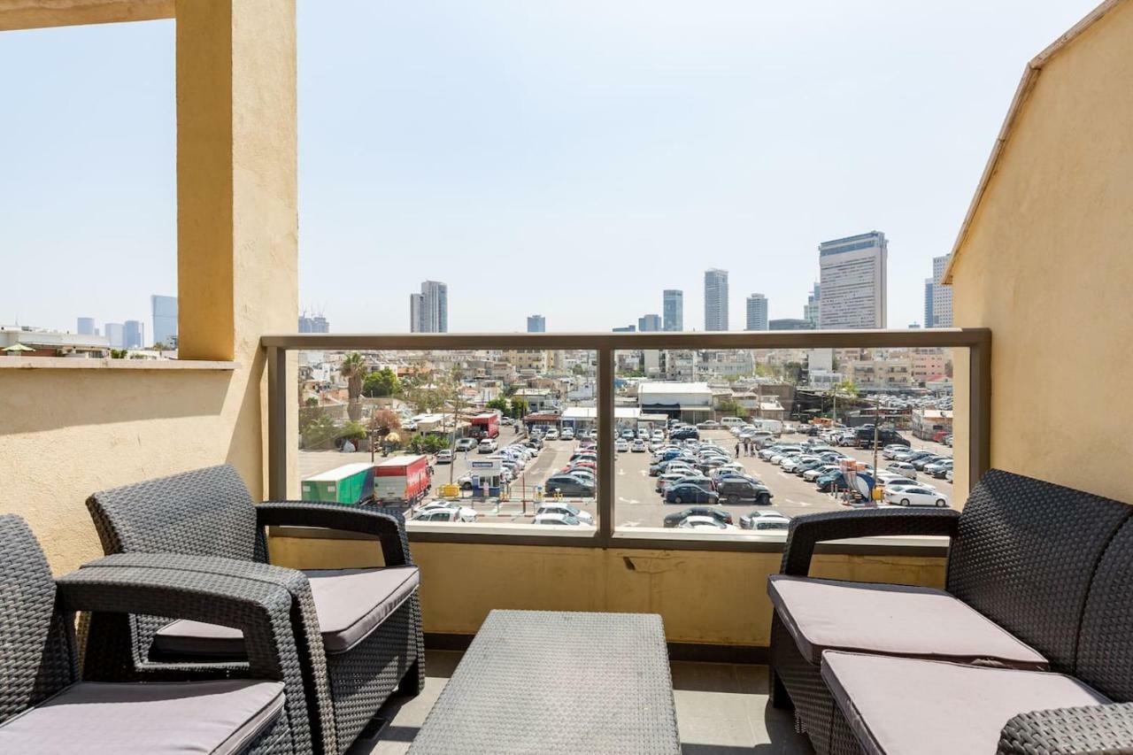 75 négyzetméteres, 2 hálószobás Apartman 2 fürdőszobával Beach Környéke területén Tel-Aviv Kültér fotó